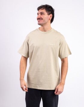 Carhartt WIP S/S Script Embroidery T-Shirt Barchan/White L