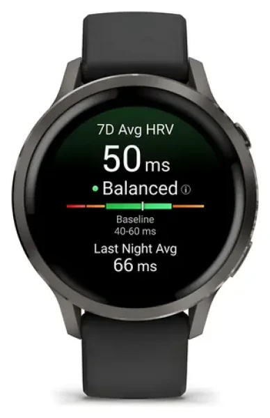 Garmin Venu 4 41 mm čierna / Chytré hodinky / 1.2 "AMOLED / GPS / Wi-Fi / 5 ATM (010-03013-02)
