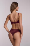 Polomäkká podprsenka Ava 2196 Wine Maxi Bra VÍNO 85H