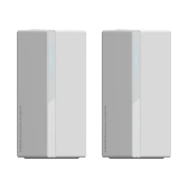 XIAOMI Mesh System AX3000 NIE (2 ks) / MESH AX3000 / Dual-band / 2,4 GHz - 574Mbps / 5GHz - 2402Mbps / 1x GWAN + 3x GLAN (56991)