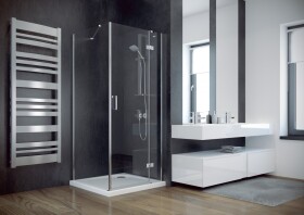 BESCO - Štvorcový sprchovací kút VIVA 195C - Rozmer A - 90, Smer zatváranie - Pravé (DX) BCVIV90CTVEP