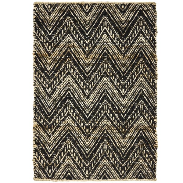 House Doctor Rohožka Monta Nature/Black 60 x 90 cm