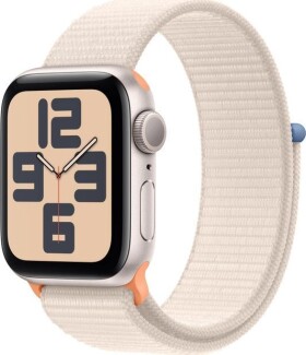 Apple Watch SE 2023 GPS + Cellular 40mm Starlight Alu Sport Loop Béžový (MRG43ET/A)