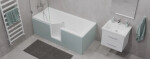 Vaňa s dvierkami SAT 150x75 cm ľavá SATVD150L SATVD150L