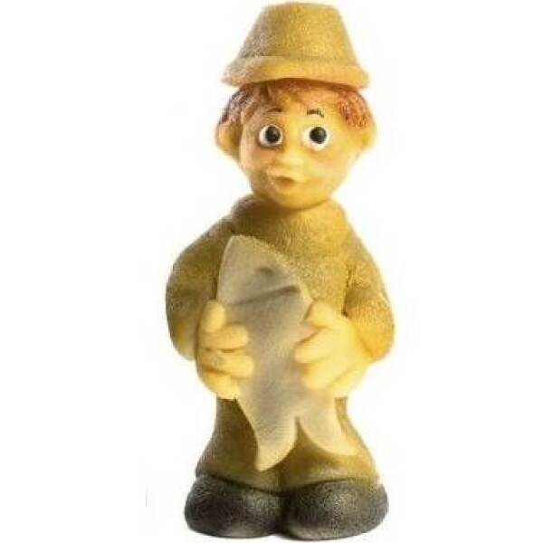 Marcipánová figurka rybár 9×4 cm, 60 g - Frischmann vyškov - Frischmann vyškov