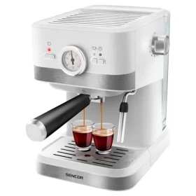 Sencor SES 1720WH biela / Pákový kávovar / 1050W / 20 bar / 1.5 l / napeňovacia tryska (8590669351749)