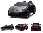 Mamido Mamido Elektrické autíčko Porsche 911 GT3 XXL + MP4 | 24V14Ah | 4x200W | Pre 2 deti | Lakované čierne