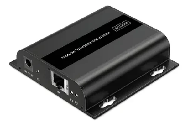 Digitus HDMI IP PoE prijímač / Prijímač / 4K/60Hz / PoE (DS-55354)