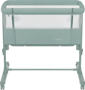 Lionelo Postieľka Aurora 3v1 Green Sage / Kovový rám / 4 kolieska s brzdou / Prenosná taška (LO-AURORA GREEN SAGE)