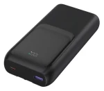 Gembird PB20-PD20-LCD-01 čierna / Powerbanka / 20000 mAh / 20 W / integrované káble (PB20-PD20-LCD-01)