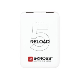 Skross Reload 5 powerbanka 5000 mAh Li-Ion akumulátor biela Indikátor stavu; 1.400120