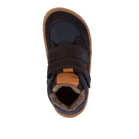 Chlapčenské zimné barefoot topánky TEX WOOL Dark Blue Froddo G3110266-W - 24