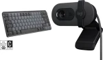 Logitech MX Mechanical Mini + Brio 100 / Sada klávesnice a webkamery / bezdrôtová / mechanická / BT