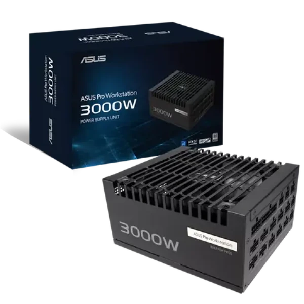 Asus Pro WS 3000W Platinum / Napájací zdroj / 3000 W / ATX 3.1 / 80 PLUS Platinum / Fully Modular (90YE00Z0-B0EA00)