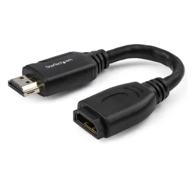 StarTech HDMI Port Saver čierna / HDMI kábel / 4K 60Hz / Gripping konektory / 15,2 cm (HD2MF6INL)