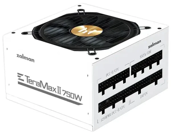 Zalman ZM750-TMX2 biela / Zdroj ATX / 750W / 80 PLUS Gold / plne modulárne / ATX 3.0 (ZM750-TMX2 WH)