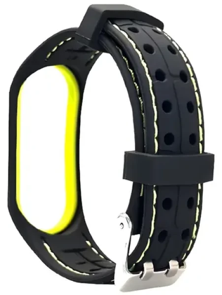 Beline SMART Strap pre XIAOMI Mi Band 3/4 čierno-limetková / Náhradný silikónový remienok
