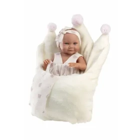Llorens 73814 NEW BORN HOLČIČKA - realistická bábika bábätko s celovinylovým telom - 40 cm