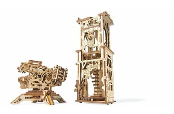 Ugears 3D drevené mechanické puzzle Veža Archballista