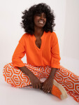 Blúzka D73761M11174A oranžová
