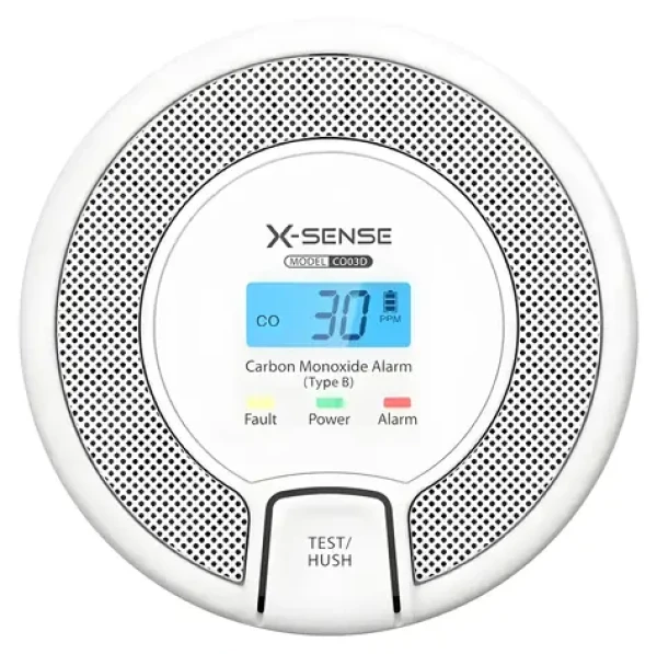 X- Sense CO03D / Detektor oxidu uhoľnatého / LCD displej / elektrochemický senzor / alarm 85 dB (CO03D)