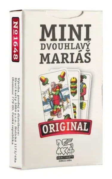 HRACIE KARTY Mariáš MINI dvojhlavý