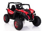 Mamido Detské elektrické auto Buggy SuperStar 4x4 červené