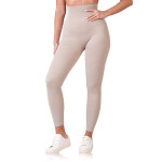 Dámske módne legíny RELAX & GO RIB OPTIC LEGGINGS - BELLINDA - taupe M