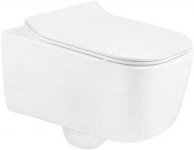 MEXEN/S - Stella Závesná WC misa vrátane sedátka s slow-slim, duroplast, biela 30680800