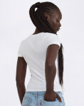 Organic Basics Core Rib Tee White M