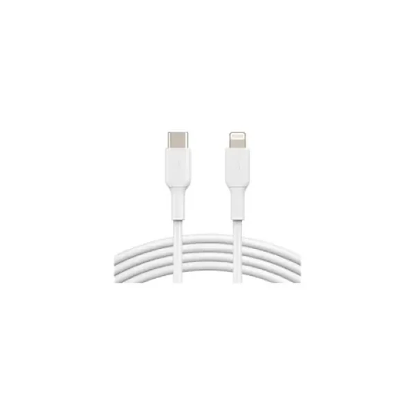 Belkin BOOST CHARGE kábel USB-C na Lightning biela / 2m (CAA003bt2MWH)