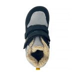 Chlapčenské zimné barefoot topánky PRO-tex GERO BLACK - 35
