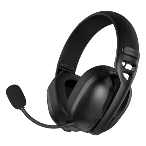 Hator ESH15 Hyperpunk 3 Wireless čierna / herné bezdrôtové slúchadlá s mikrofónom / 10-44000Hz / 2.4GHz / BT / USB (ESH15)