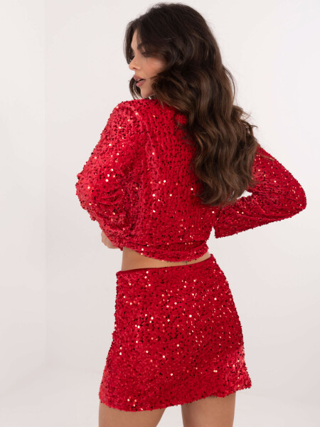 Sukňa DHJ SD 20059.62P červená jedna velikost