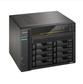 Asustor Lockerstor 8 Gen3 AS6808T 8-Bay / 4X M.2 SSD / 8x 3.5" SATA / AMD V3C14 / 16GB RAM / 5x USB / 2x 2.5/10GLAN (90-AS6808T00-MF30)