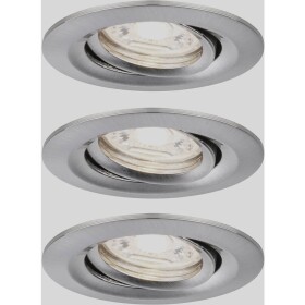 Paulmann 94295 EBL Nova mini Coin LED vstavané svetlo sada 3 ks 4 W železo; 94295