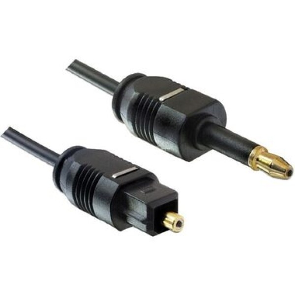 PremiumCord Kábel Toslink 3.5mm mini Toslink - Toslink 1m (kjtos2-1)