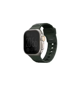 UNIQ Stride FKM remienok pre Apple Watch 49 46 45 44 mm - MOSS GREEN (zelená) (8886463688595)