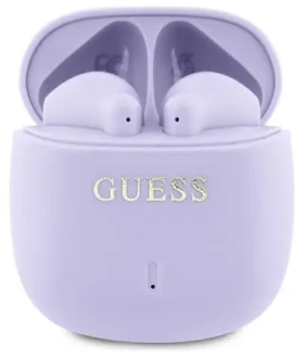 Guess Printed Classic Logo fialová / Slúchadlá / True Wireless / Bluetooth / dokovacia stanica (57983122040)