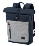 Roll top batoh Travelite Basics Roll-up Backpack Navy/Grey