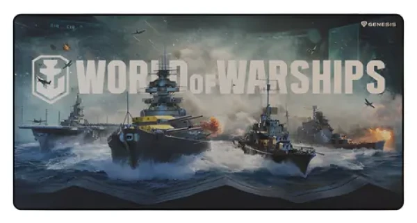 Genesis Carbon 500 Maxi WORLD of Warships Armada / Herná podložka pod myš / 900 x 450 x 2,5 mm (NPG-1737)
