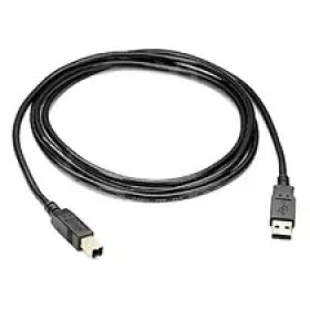 PremiumCord USB 2.0 kábel AB, 0.5m farba čierna (8592220004200)