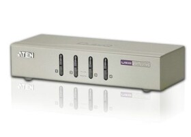 ATEN CS74U / 4-Port USB KVM Switch a audio / 4x kábel (CS74U-A7)