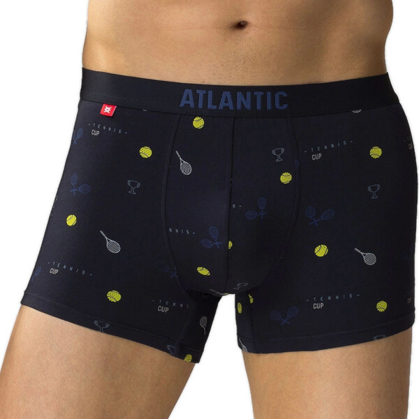 Pánske boxerky 3 pack 050 - Atlantic tmavě modrá L