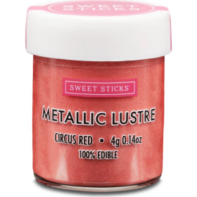 Prachová farba metalická Circus Red 4g - Sweet Sticks - Sweet Sticks