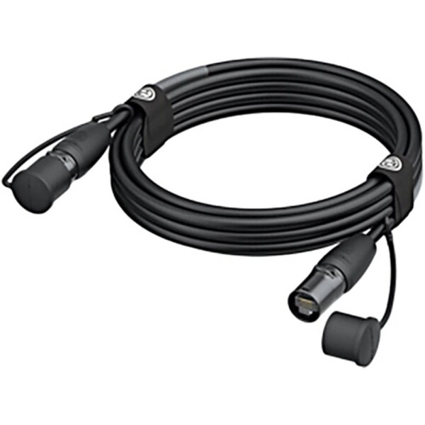 Neutrik NKE5E-E1E1-M0020 RJ45 sieťové káble, prepojovacie káble CAT 5e 2 m čierna veľmi flexibilné 1 ks; NKE5E-E1E1-M0020