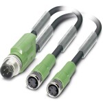 Sensor/Actuator cable SAC-3P-M12Y/2X1,5-PUR/M 8FS 1671357 Phoenix Contact; 1671357