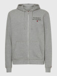 Pánska mikina LOGO ZIP-THRU HOODY UM0UM02879P4A šedá Tommy Hilfiger