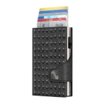 TRU VIRTU Click Slide Punk Silver/Silver / Peňaženka / RFID ochrana / koža a hliník / až 12 kariet (24104000708)