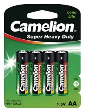 Camelion Super Heavy Duty AA (R06) zelená / Batéria / 4 ks (10000406)
